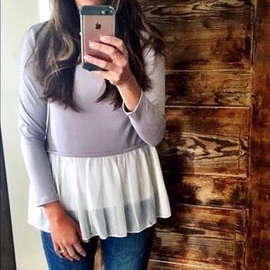 Shein Blouse with Ruffle Detail